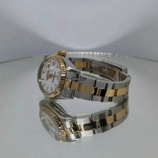 Mind-boggling Replica Rolex Lady-datejust 69173 Caliber 2135 Automatic Movement 26mm Gold/steel Case Womens Watch - Image 7
