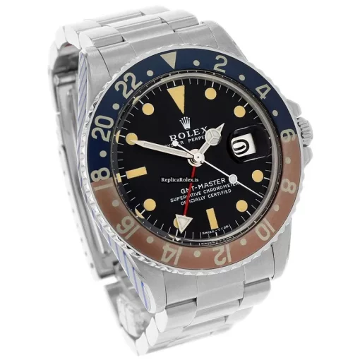 Fabulous Fake Rolex Gmt-master 1675/0 Automatic Movement 39mm Steel Case Mens/unisex Watch - Image 4