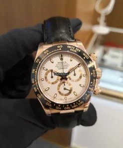 Fabulous Clone Rolex Daytona 116515ln Caliber 4130 Automatic Movement 40mm Rose Gold Case Mens/unisex Watch