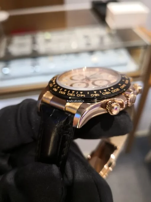 Fabulous Clone Rolex Daytona 116515ln Caliber 4130 Automatic Movement 40mm Rose Gold Case Mens/unisex Watch - Image 3