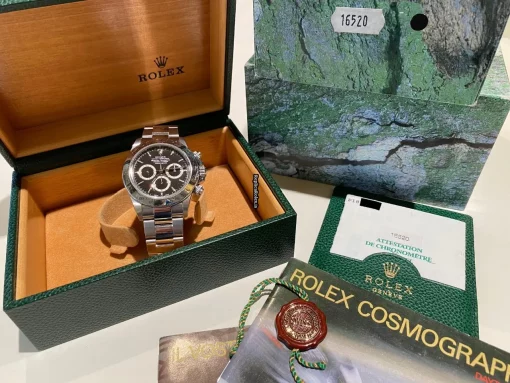 Aaa Replica Rolex Daytona 16520 Zenith El Primero Caliber 4030 Automatic Movement 40mm Steel Case Mens/unisex Watch