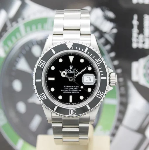 Suitable Fake Rolex Submariner Date 16610t Caliber 3135 Automatic Movement 40mm Steel Case Mens/unisex Watch - Image 5