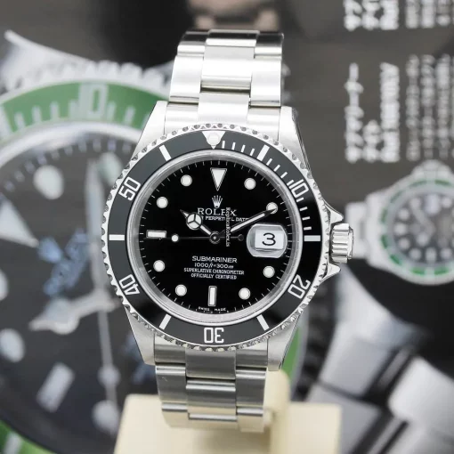 Suitable Fake Rolex Submariner Date 16610t Caliber 3135 Automatic Movement 40mm Steel Case Mens/unisex Watch - Image 9
