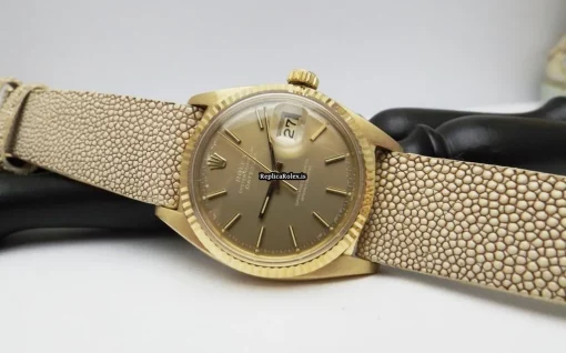 Excellent Fake Rolex Datejust 16018 Automatic Movement 36mm Yellow Gold Case Mens/unisex Watch - Image 11