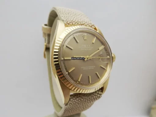 Excellent Fake Rolex Datejust 16018 Automatic Movement 36mm Yellow Gold Case Mens/unisex Watch - Image 8