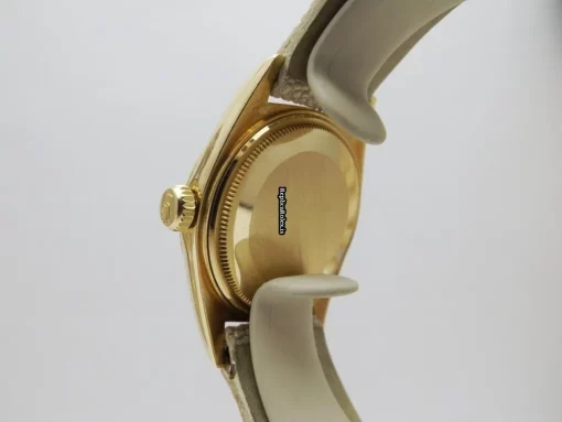 Excellent Fake Rolex Datejust 16018 Automatic Movement 36mm Yellow Gold Case Mens/unisex Watch - Image 9
