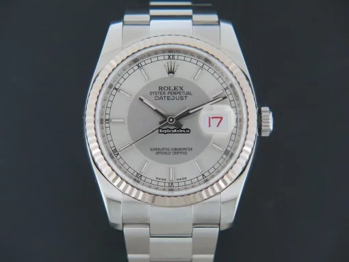 Incredible Replica Rolex Datejust 116234 Automatic Movement 36mm Steel Case Mens/unisex Watch - Image 3