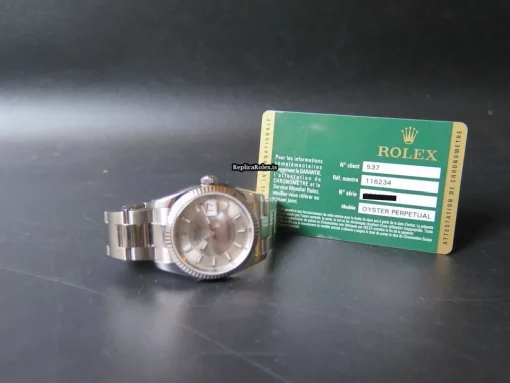Incredible Replica Rolex Datejust 116234 Automatic Movement 36mm Steel Case Mens/unisex Watch - Image 4