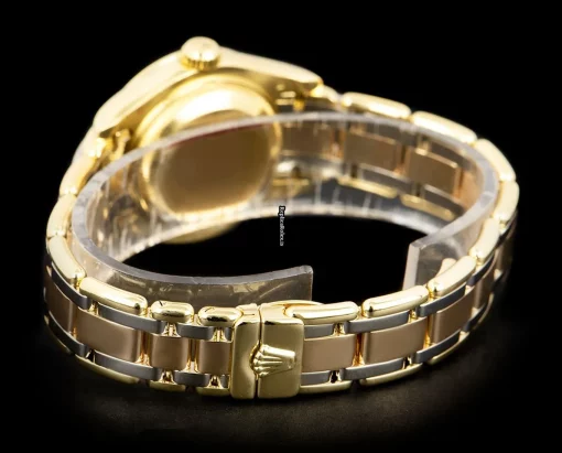 1:1 Imitation Rolex Lady-datejust Pearlmaster Caliber 2135 Automatic Movement 29mm Yellow Gold Case Womens Watch - Image 6