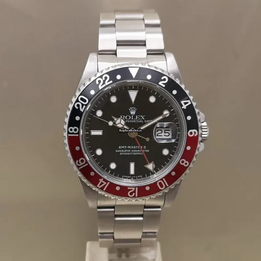 Exquisite Fake Rolex Gmt-master II 16710 Caliber 3185 Automatic Movement 40mm Steel Case Mens/unisex Watch