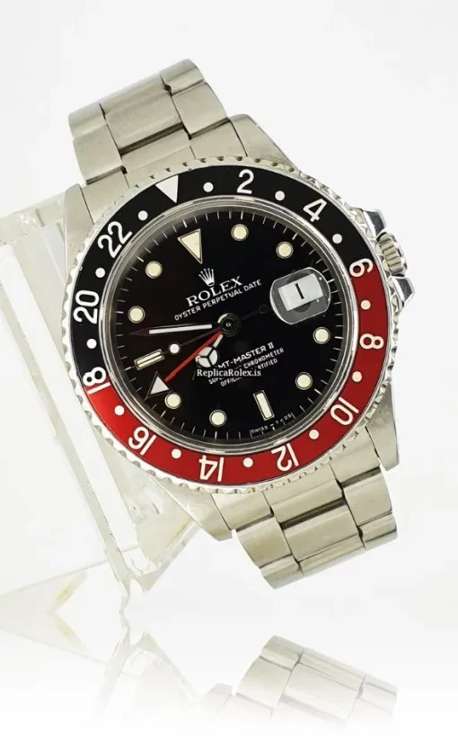 Perfect Fake Rolex Gmt-master II 16760 Caliber 3085 Automatic Movement 40mm Steel Case Mens/unisex Watch - Image 3
