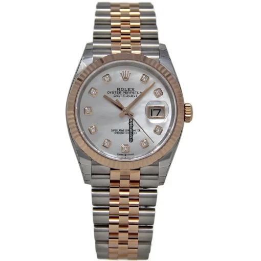 Neat Fake Rolex Datejust 126231 Caliber 3235 Automatic Movement 36mm Steel Case Mens/unisex Watch - Image 2