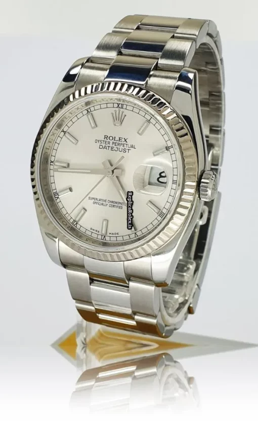 Excellent Fake Rolex Datejust 116234 Caliber 3135 Automatic Movement 36mm Steel Case Mens/unisex Watch - Image 2