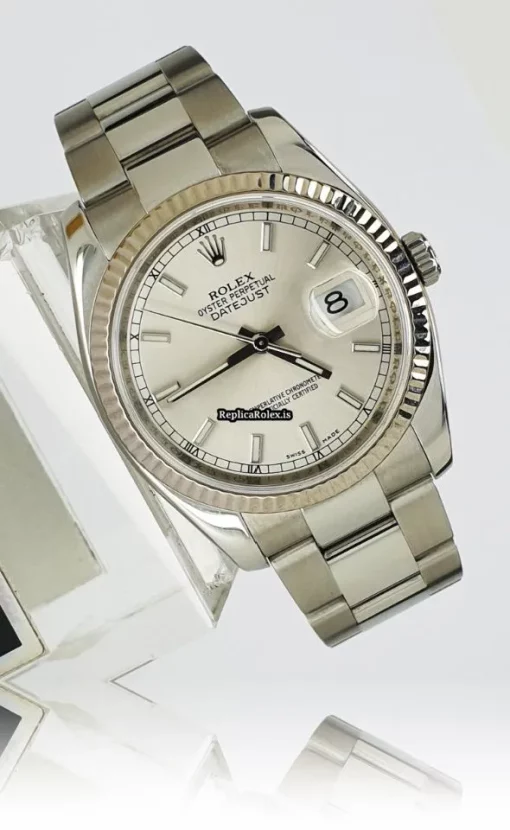 Excellent Fake Rolex Datejust 116234 Caliber 3135 Automatic Movement 36mm Steel Case Mens/unisex Watch - Image 3