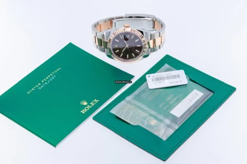 Amazing Replica Rolex Datejust II 126331 Caliber 3235 Automatic Movement 41mm Gold/steel Case Mens/unisex Watch - Image 11