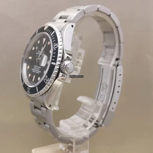Trustworthy Replica Rolex Submariner Date 168000 Caliber 3035 Automatic Movement 40mm Steel Case Mens/unisex Watch - Image 2