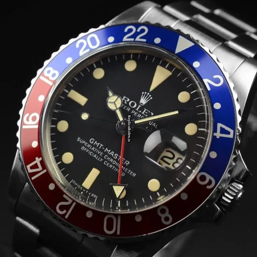 Stylish Copy Rolex Gmt-master 1675 40mm Steel Case Mens/unisex Watch - Image 12