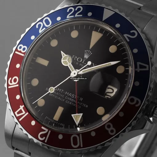 Stylish Copy Rolex Gmt-master 1675 40mm Steel Case Mens/unisex Watch - Image 2