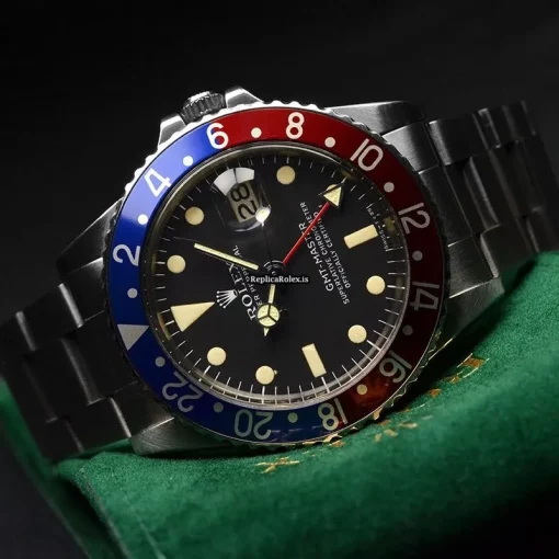 Stylish Copy Rolex Gmt-master 1675 40mm Steel Case Mens/unisex Watch - Image 3