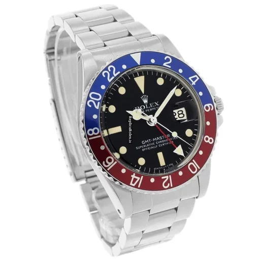 Stylish Copy Rolex Gmt-master 1675 40mm Steel Case Mens/unisex Watch - Image 4