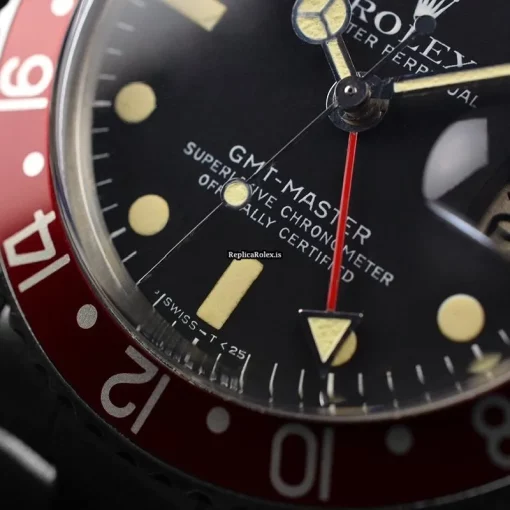 Stylish Copy Rolex Gmt-master 1675 40mm Steel Case Mens/unisex Watch - Image 6