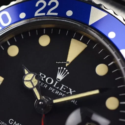 Stylish Copy Rolex Gmt-master 1675 40mm Steel Case Mens/unisex Watch - Image 7