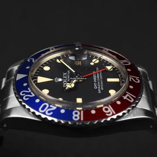 Stylish Copy Rolex Gmt-master 1675 40mm Steel Case Mens/unisex Watch - Image 9