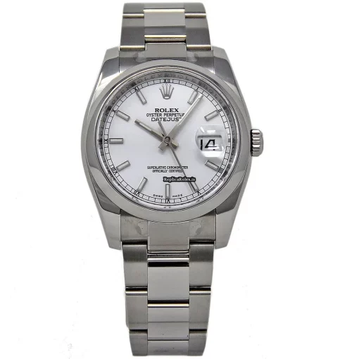 Well Made Replica Rolex Datejust 116200 Caliber 3135 Automatic Movement 36mm Steel Case Mens/unisex Watch - Image 2