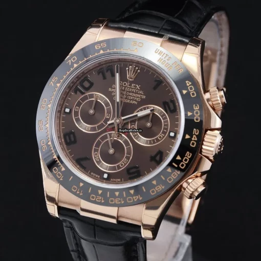 Wonderful Knockoff Rolex Daytona 116515ln Caliber 4130 Automatic Movement 40mm Rose Gold Case Mens/unisex Watch - Image 9