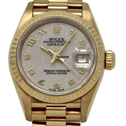 Best Copies Rolex Lady-datejust 69178 Automatic Movement 26mm Yellow Gold Case Womens Watch