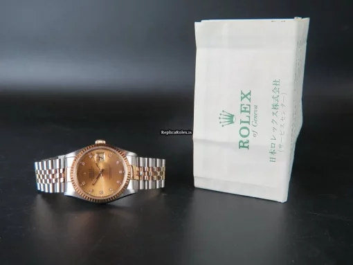 Superb Replica Rolex Datejust 16233 Automatic Movement 36mm Gold/steel Case Mens/unisex Watch - Image 4