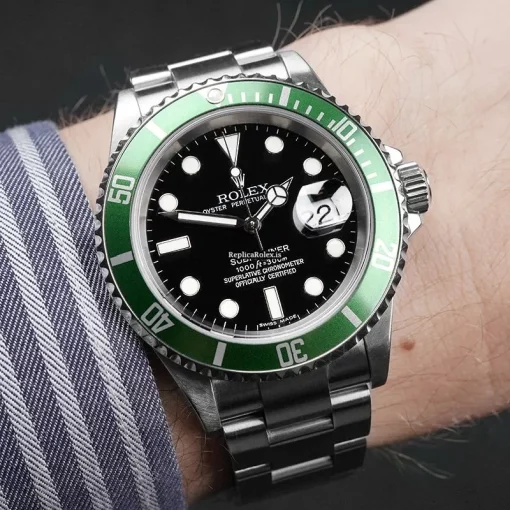 Trustworthy Imitation Rolex Submariner Date 16610lv 40mm Mens/unisex Watch - Image 13