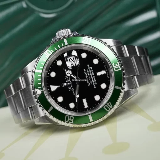 Trustworthy Imitation Rolex Submariner Date 16610lv 40mm Mens/unisex Watch - Image 2
