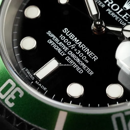 Trustworthy Imitation Rolex Submariner Date 16610lv 40mm Mens/unisex Watch - Image 7