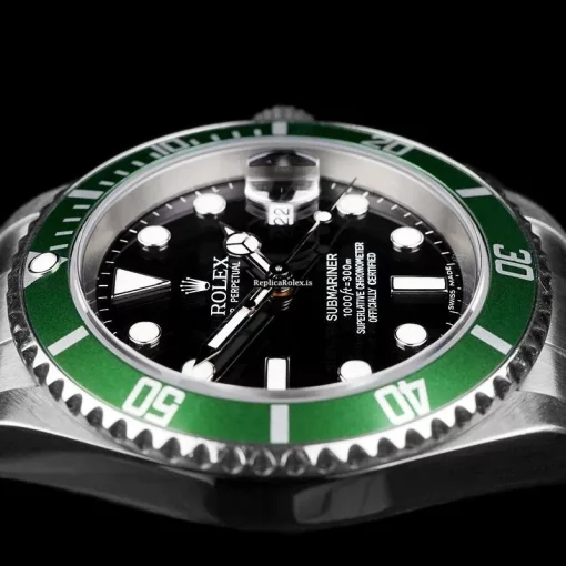 Trustworthy Imitation Rolex Submariner Date 16610lv 40mm Mens/unisex Watch - Image 8