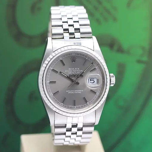 Offering Replica Rolex Datejust 16220 Caliber 3135 Automatic Movement 36x44mm Steel Case Mens/unisex Watch - Image 7