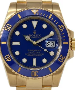 Amazing Replica Rolex Submariner Date 116618 Caliber 3135 Automatic Movement 40mm Yellow Gold Case Mens/unisex Watch
