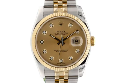 Suitable Replica Rolex Datejust 116233 Caliber 3135 Automatic Movement 36mm Gold/steel Case Mens/unisex Watch