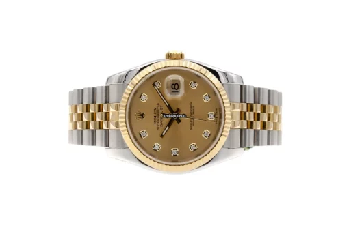Suitable Replica Rolex Datejust 116233 Caliber 3135 Automatic Movement 36mm Gold/steel Case Mens/unisex Watch - Image 2