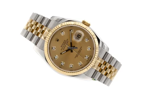 Suitable Replica Rolex Datejust 116233 Caliber 3135 Automatic Movement 36mm Gold/steel Case Mens/unisex Watch - Image 3