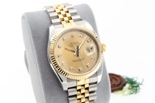 Suitable Replica Rolex Datejust 116233 Caliber 3135 Automatic Movement 36mm Gold/steel Case Mens/unisex Watch - Image 8
