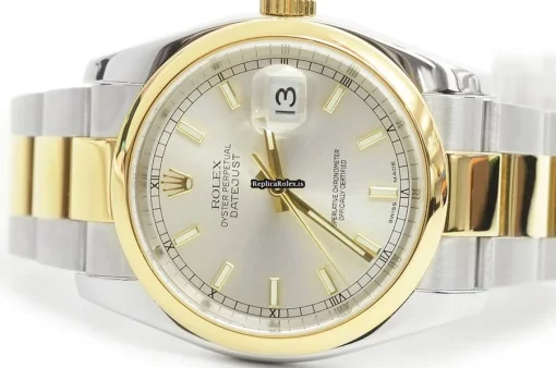 Offering Imitation Rolex Datejust 116203 Caliber 3135 Automatic Movement 36mm Gold/steel Case Mens/unisex Watch - Image 3