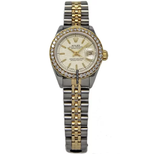 Fabulous Copy Rolex Lady-datejust 69173 Automatic Movement 26mm Steel Case Womens Watch - Image 2