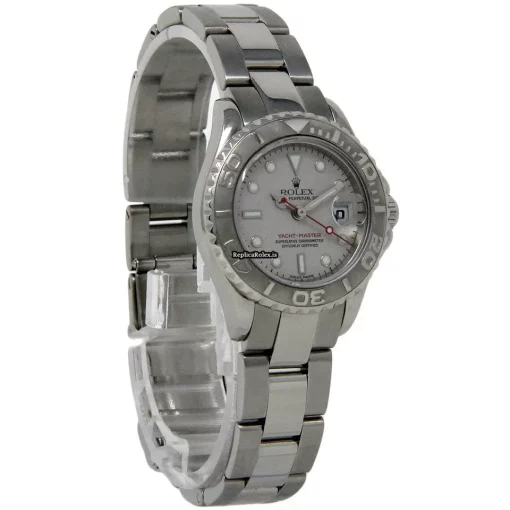 Terrific Replica Rolex Yacht-master 169622 Caliber 2235 Automatic Movement 29mm Steel Case Womens Watch - Image 5