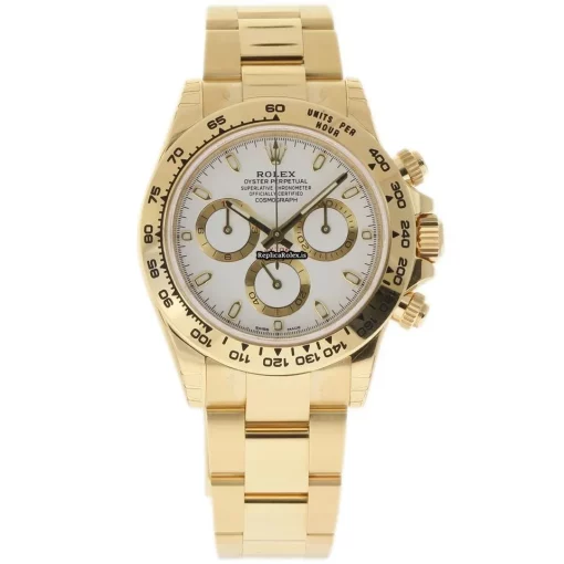 Fantastic Fake Rolex Daytona 116508 Caliber 4130 Automatic Movement 40mm Yellow Gold Case Mens/unisex Watch - Image 2