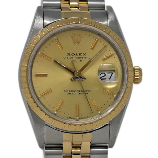 Aaa Replica Rolex Oyster Perpetual Date 15233 Automatic Movement 34mm Steel Case Womens Watch