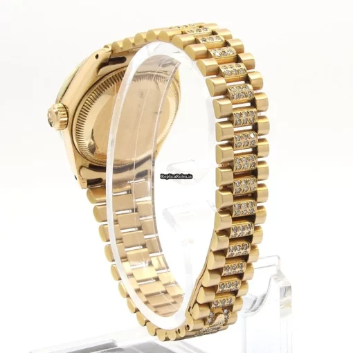 Epic Imitation Rolex Lady-datejust 6917 Automatic Movement 26mm Yellow Gold Case Womens Watch - Image 5