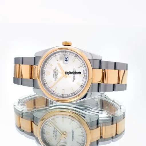 Amazing Replica Rolex Datejust 116203 Automatic Movement 36mm Gold/steel Case Mens/unisex Watch - Image 2