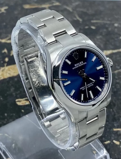 Distinctive Replica Rolex Oyster Perpetual 31 277200 Caliber 2232 Automatic Movement 31mm Steel Case Womens Watch - Image 3