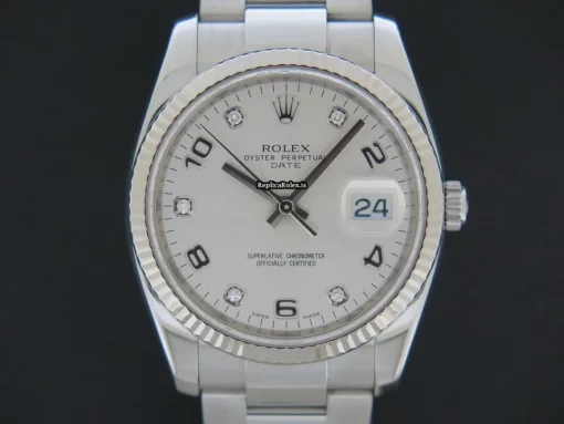 High-end Replica Rolex Oyster Perpetual Date 115234 Automatic Movement 34mm Steel Case Mens/unisex Watch - Image 2
